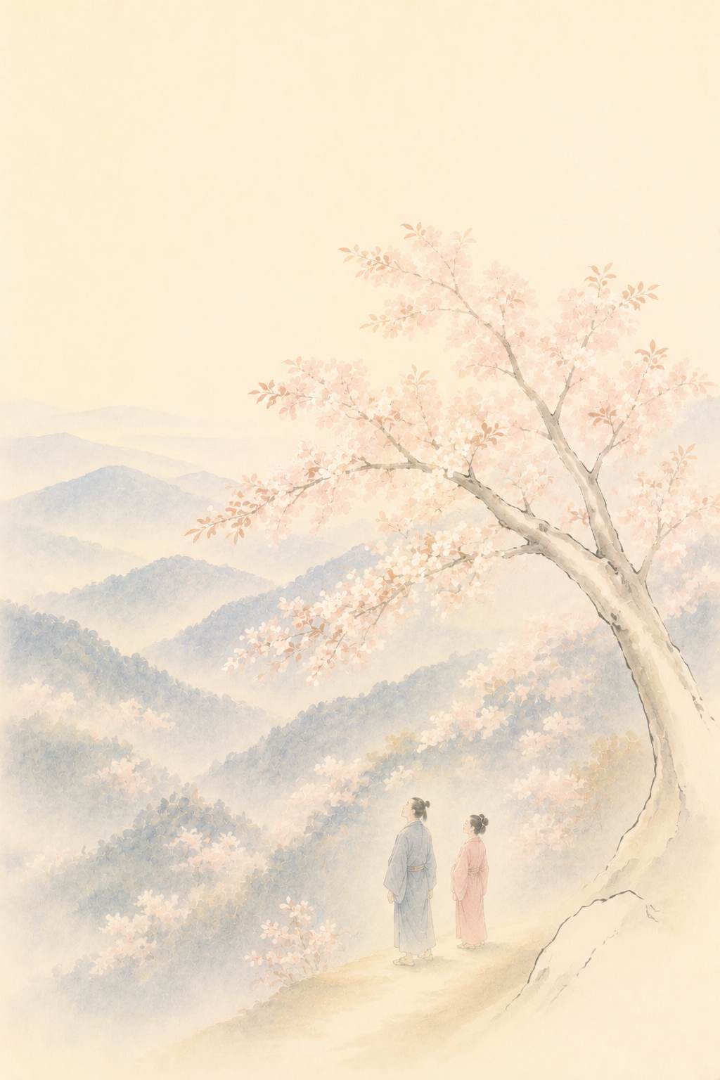 桜狩 吉野の山桜