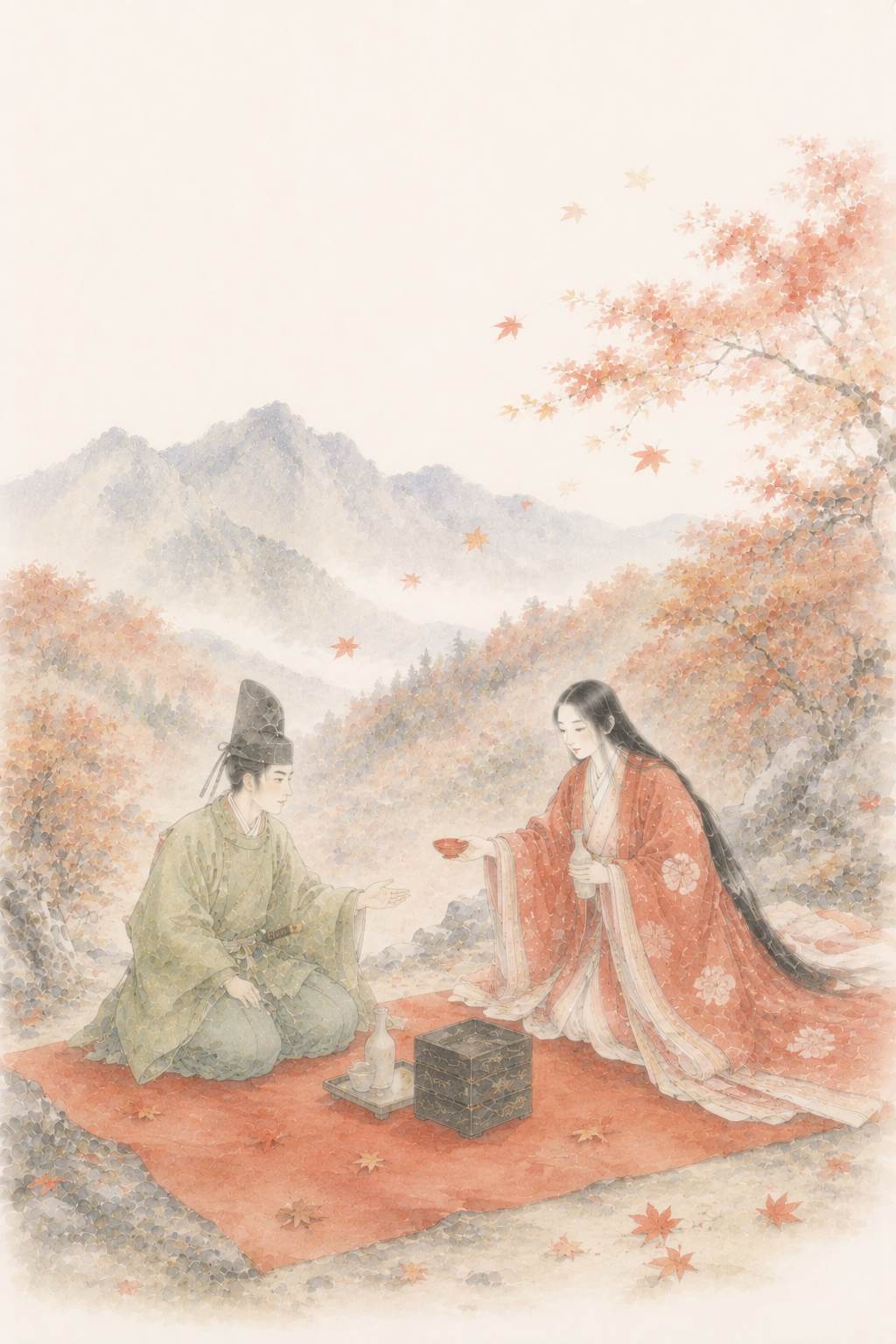 紅葉狩 戸隠の酒宴